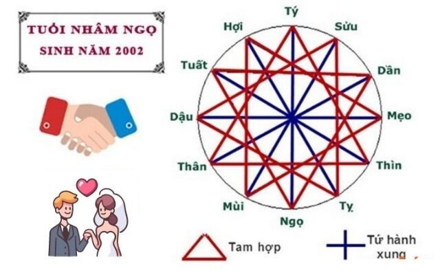 Nữ 2002 hợp tuổi nào trong hôn nhân và làm ăn? Khắc tuổi nào? Tam hợp tuổi ngọ 2002