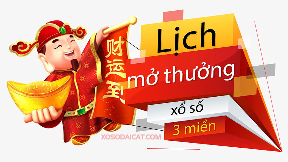 Lịch Mở Thưởng Xổ Số 3 Miền Bắc, Trung, Nam Toàn Quốc
