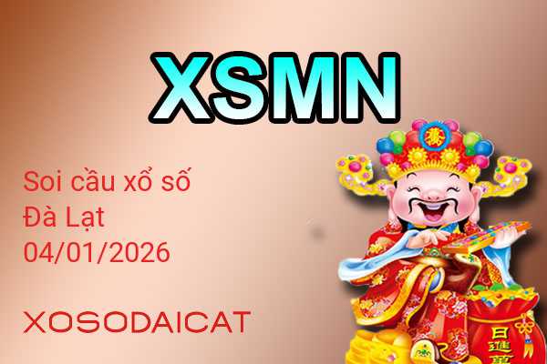 Dự Đoán XSDL 04-01-2026 - Soi Cầu Xổ Số Đà Lạt Chủ Nhật