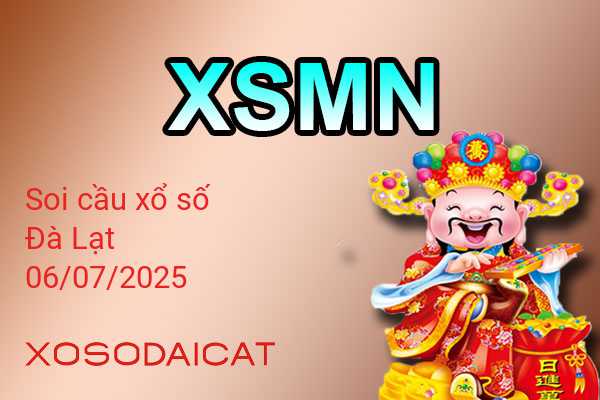 Dự Đoán XSDL 06-07-2025 - Soi Cầu Xổ Số Đà Lạt Chủ Nhật