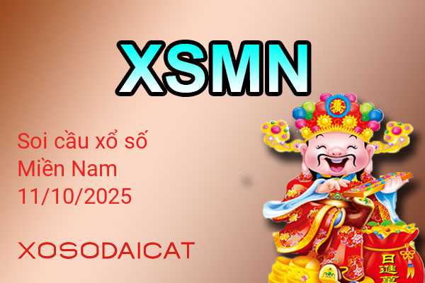 Dự Đoán XSMN 11-10-2025 - Soi Cầu Xổ Số Miền Nam Thứ Bảy