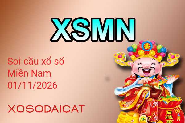 Dự Đoán XSMN 01-11-2026 - Soi Cầu Xổ Số Miền Nam Chủ Nhật