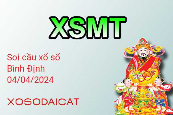 Dự Đoán XSBDI 04-04-2024 - Soi Cầu Xổ Số Bình Định Thứ Năm